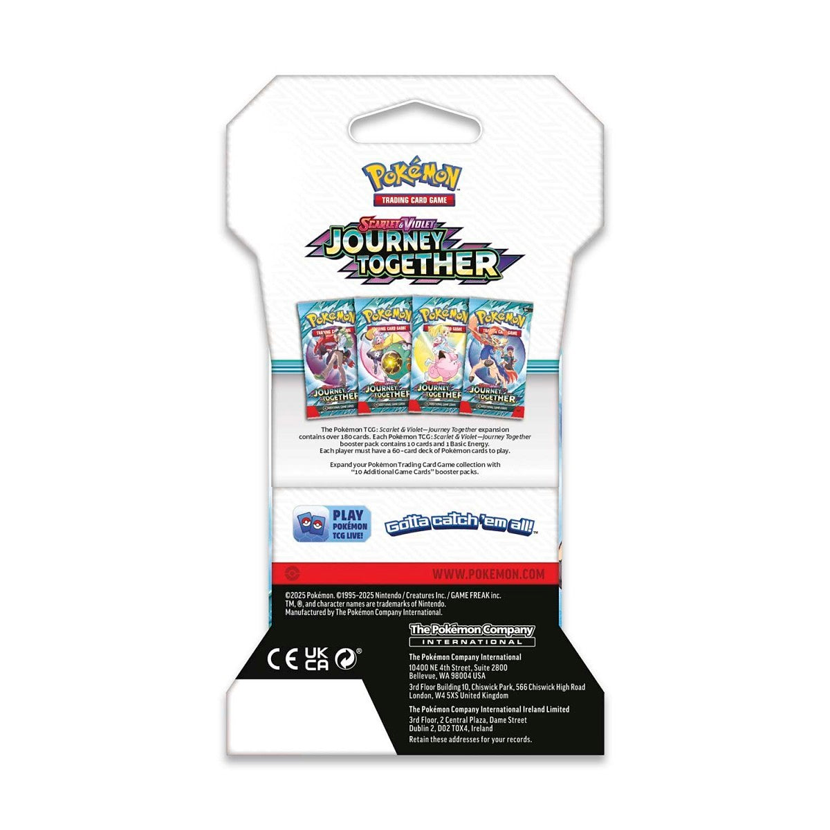 Scarlet & Violet-Journey Together Sleeved Booster Pack (10 Cards)