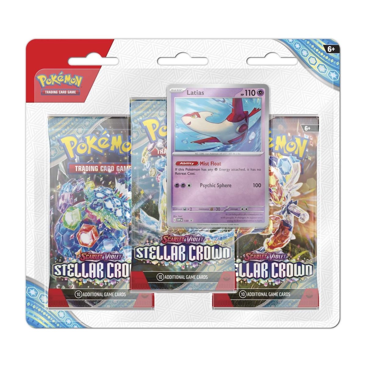 Scarlet & Violet-Stellar Crown 3 Booster Packs & Latias Promo Card