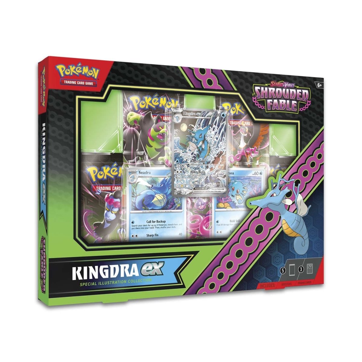 Scarlet & Violet-Shrouded Fable Kingdra ex Special Illustration Collection