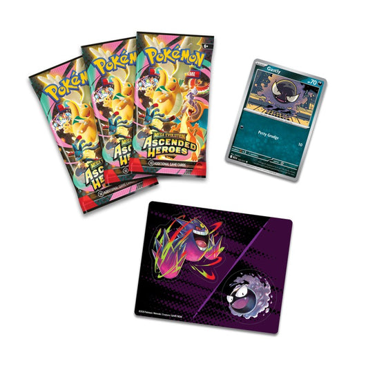 Mega Evolution Ascended Heroes - Tech Sticker Collection ( Gastly ) - PREVENTA