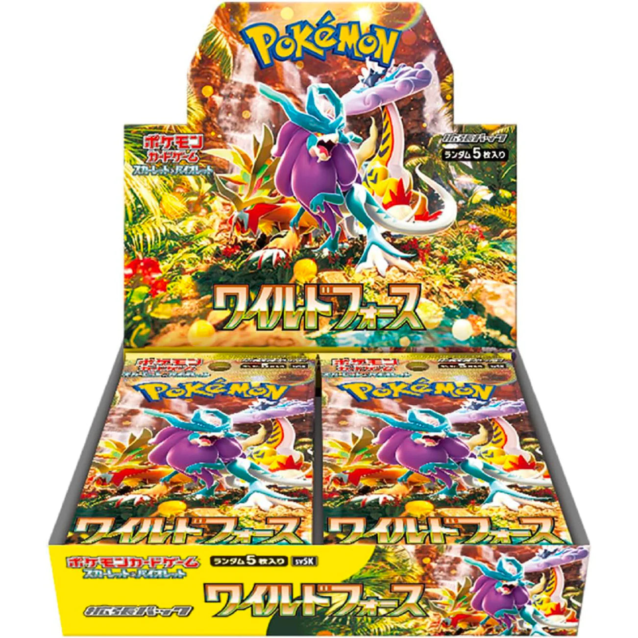 Scarlet & Violet - Wild Force Japanese Booster Box