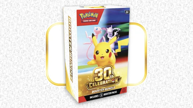 Pokémon TCG: 30 Aniversario Especial Pokémon Booster Bundle (Display 10 unidades) - PREVENTA