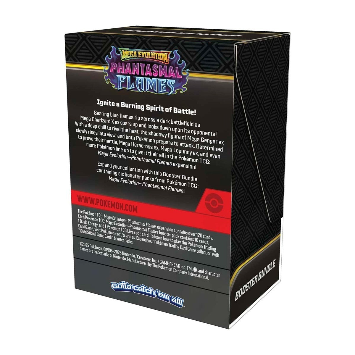 Pokémon TCG: Mega Evolution-Phantasmal Flames Booster Bundle (6 Packs) - PREVENTA
