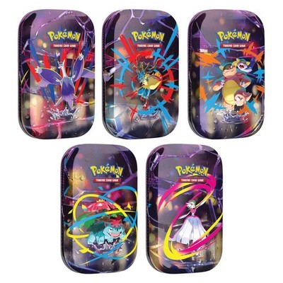 Mega Evolutions - Mega Heroes Mini Tin Display