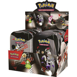 Scarlet & Violet - Black Volt & White Flare Mini Tin Display - PREVENTA