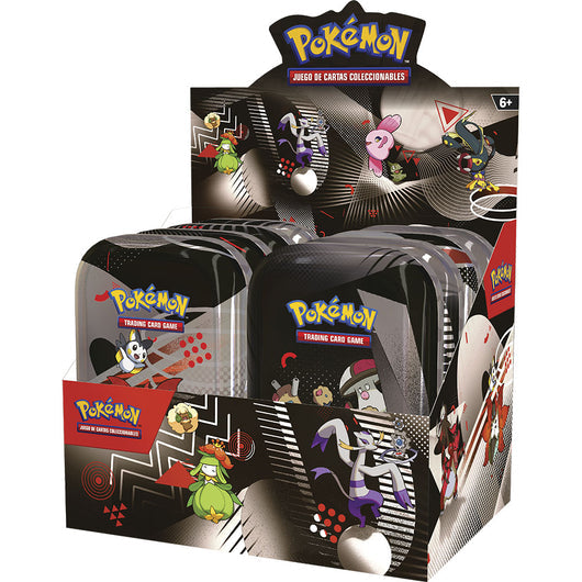 Scarlet & Violet - Black Volt & White Flare Mini Tin Display
