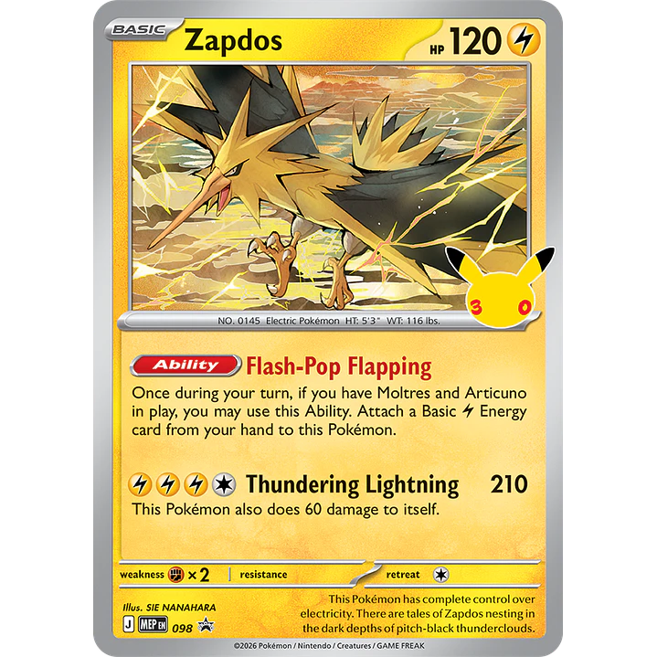 Pokémon TCG: 30 Aniversario Especial Pokémon Poster Collection