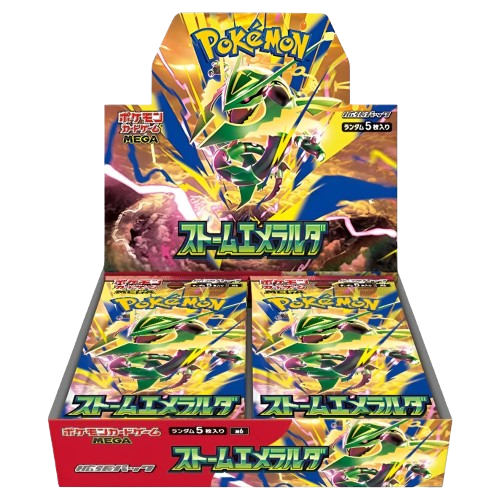 Mega Evolutions - Storm Emerald Japanese Booster Box - PREVENTA