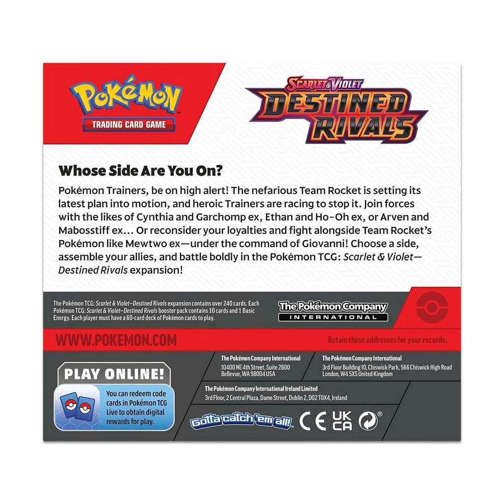 Scarlet & Violet—Destined Rivals Booster Display Box (36 Packs)
