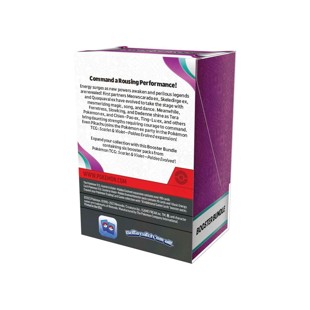 Scarlet & Violet – Entwicklungen in Paldea Booster-Bundle (6 Packs)