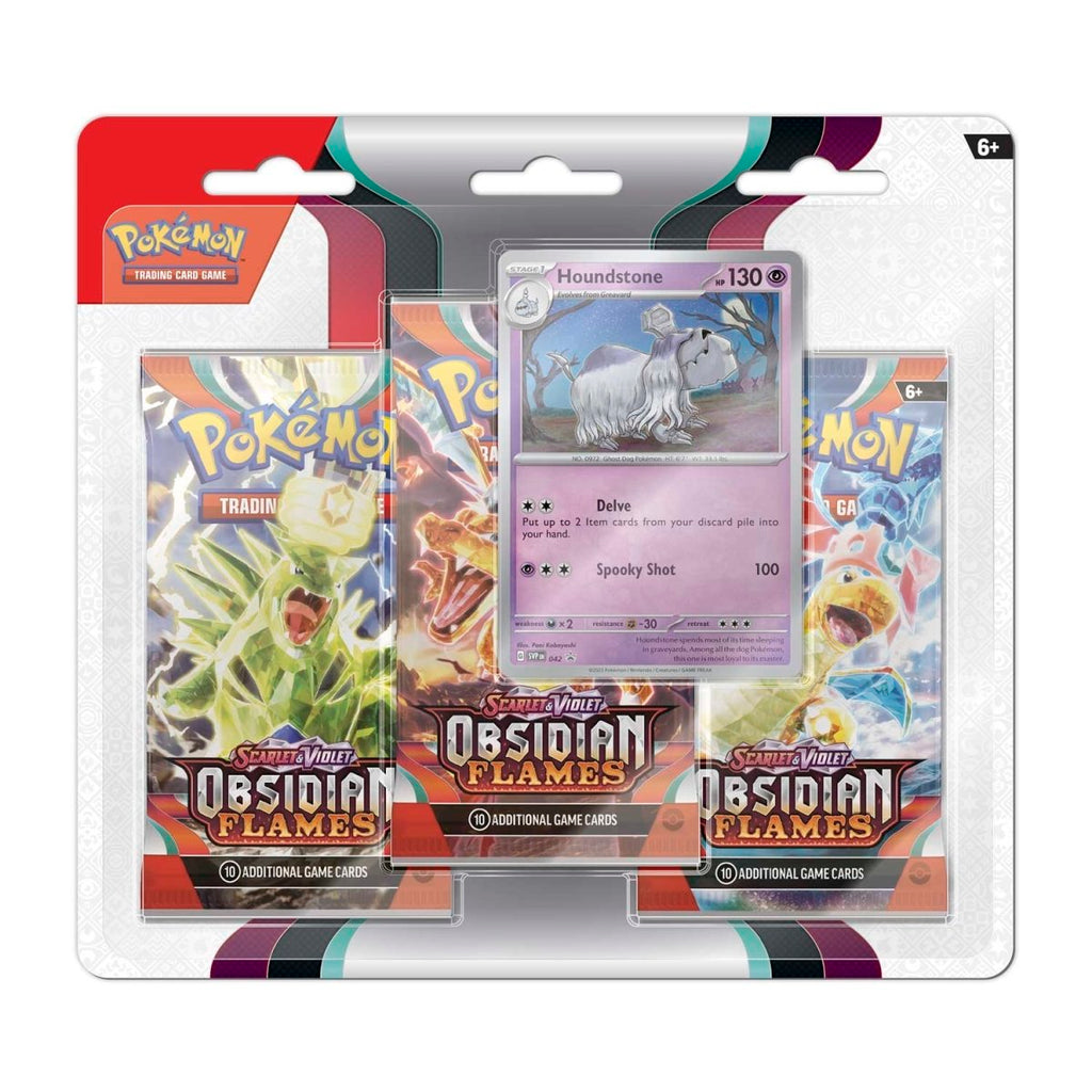 Scarlet & Violet – Obsidian Flames 3 Booster Packs & Greavard Promokarte