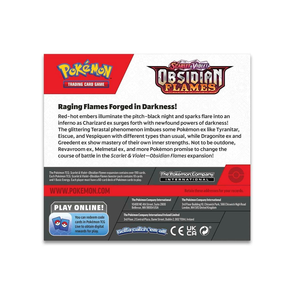 Scarlet & Violet-Obsidian Flames Booster Display Box (36 Packs)