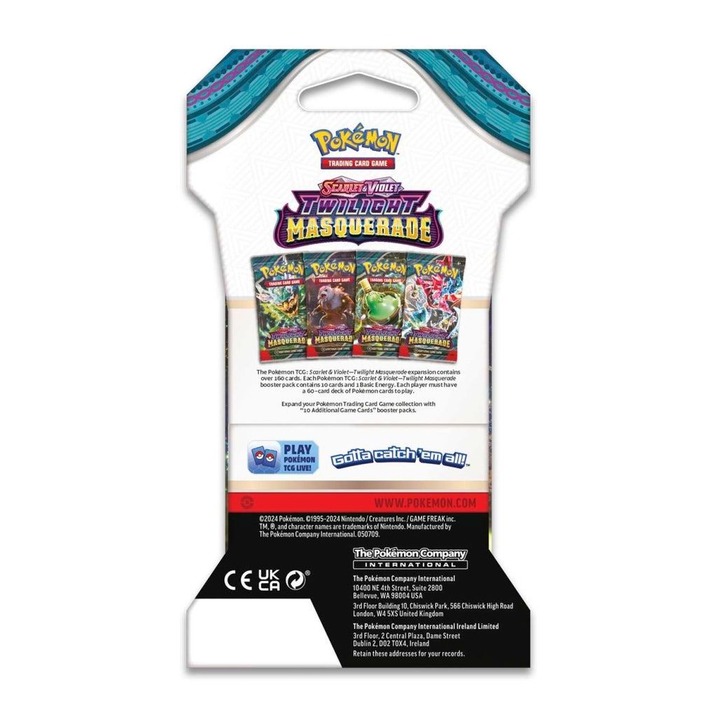 Scarlet & Violet-Twilight Masquerade Sleeved Booster Pack (10 Cards)