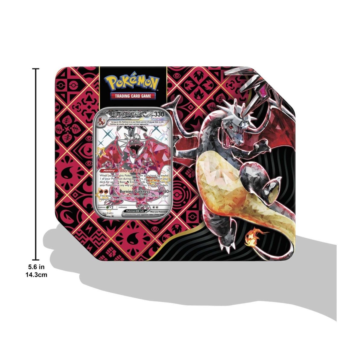 Scarlet & Violet-Paldean Fates Tin (Glurak-ex Schillernd)