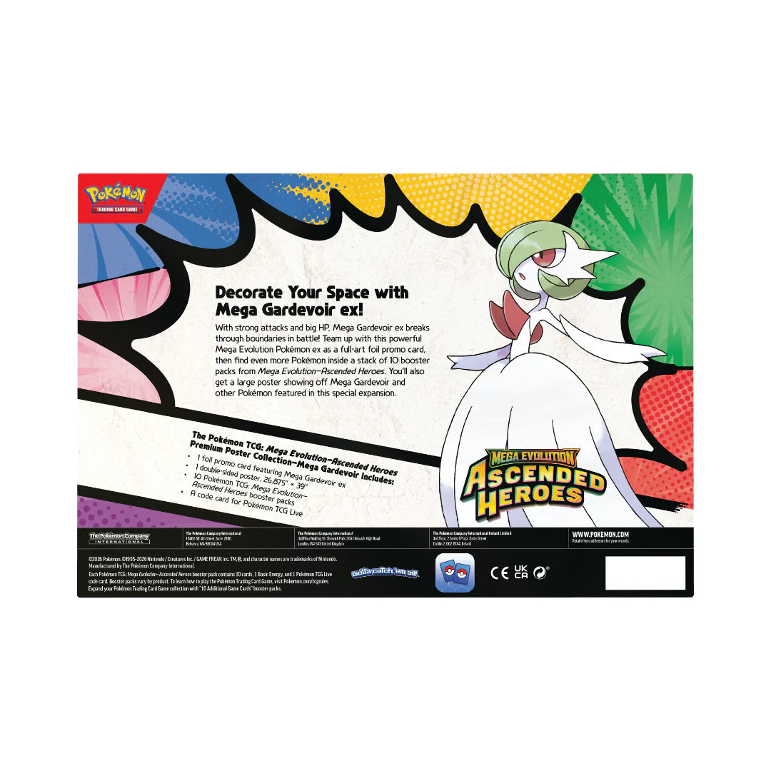 Mega Evolution Ascended Heroes - Premium Poster Collection (Mega Gardevoir)