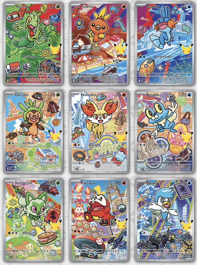 Pokémon TCG: 30 Aniversario First Partner Illustration Collection Series 3