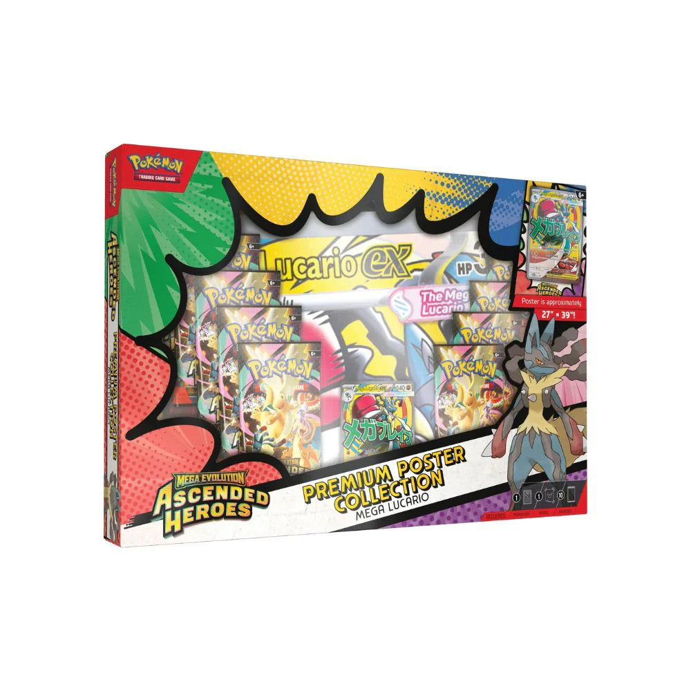 Mega Evolution Ascended Heroes - Premium Poster Collection (Mega Lucario)