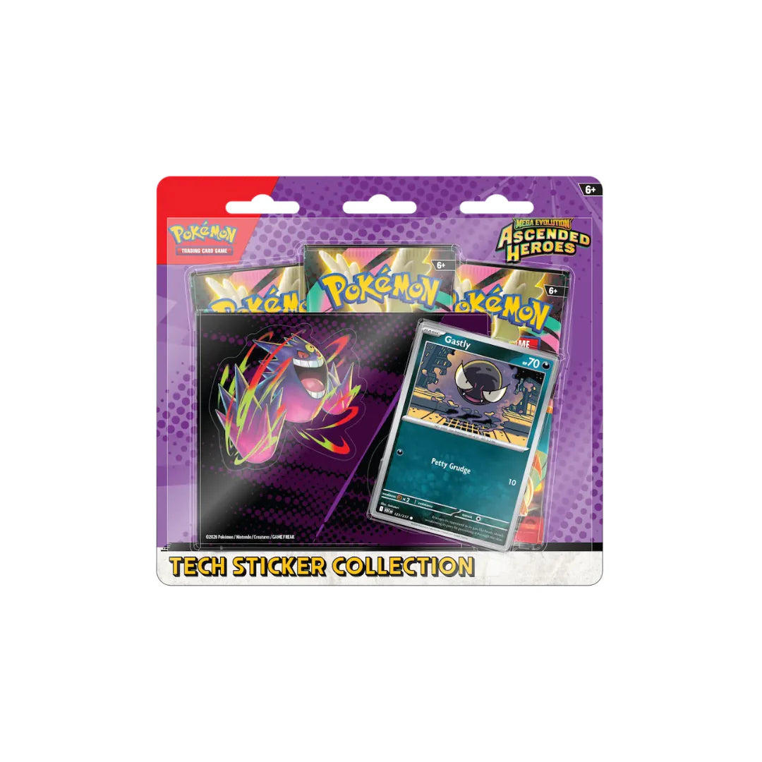 Mega Evolution Ascended Heroes - Tech Sticker Collection ( Gastly )