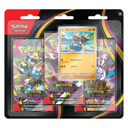 Pokémon TCG: Mega Evolution - Pitch Black Blister x 3