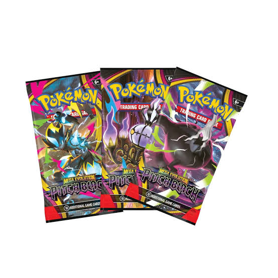 Pokémon TCG: Mega Evolution - Pitch Black Blister x 3