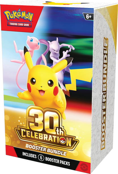 Pokémon TCG: 30 Aniversario Especial Pokémon Booster Bundle (Display 10 unidades) - PREVENTA