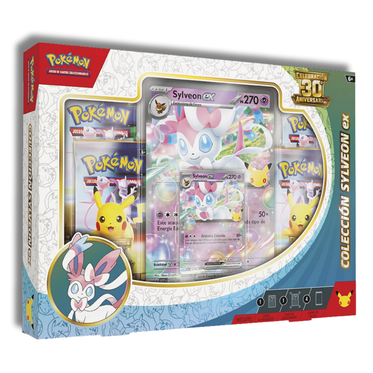 Pokémon TCG: 30 Aniversario Especial Pokémon Ex Box (Greninja & Sylveon)