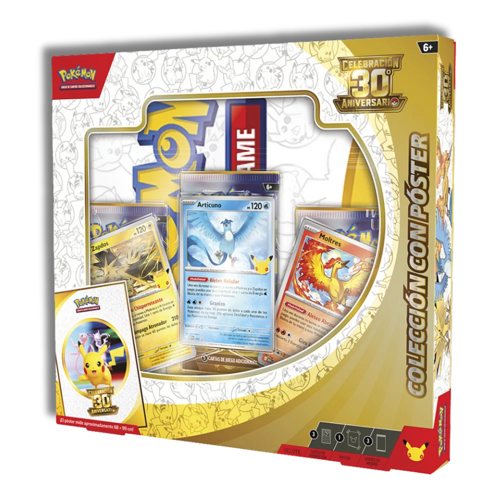 Pokémon TCG: 30 Aniversario Especial Pokémon Poster Collection