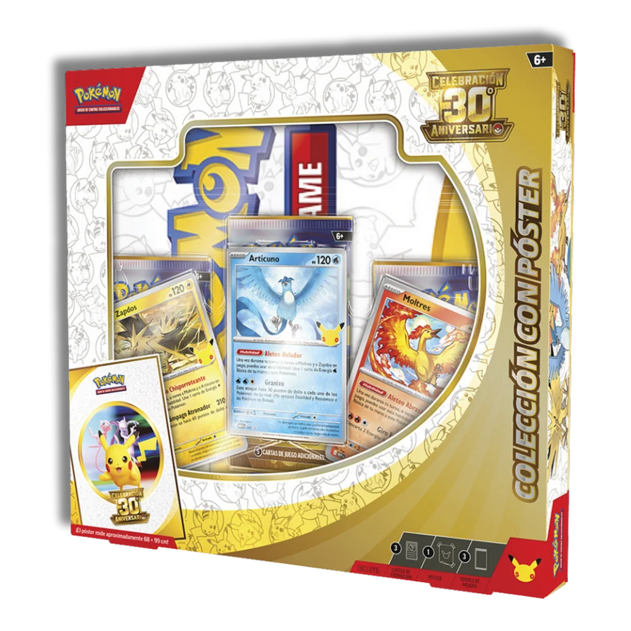 Pokémon TCG: 30 Aniversario Especial Pokémon Poster Collection