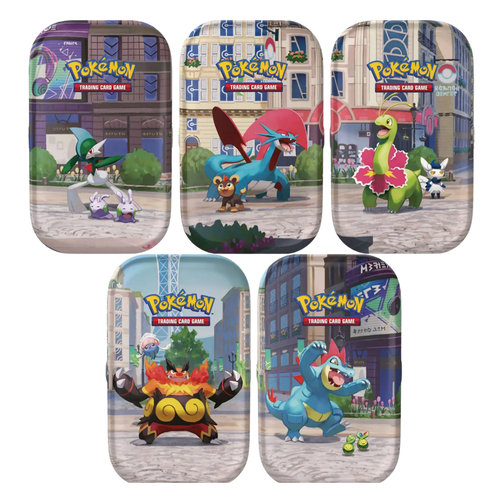 Pokémon TCG:  Mini Tin Display Verano '26 - Lumiose City - 10 uds