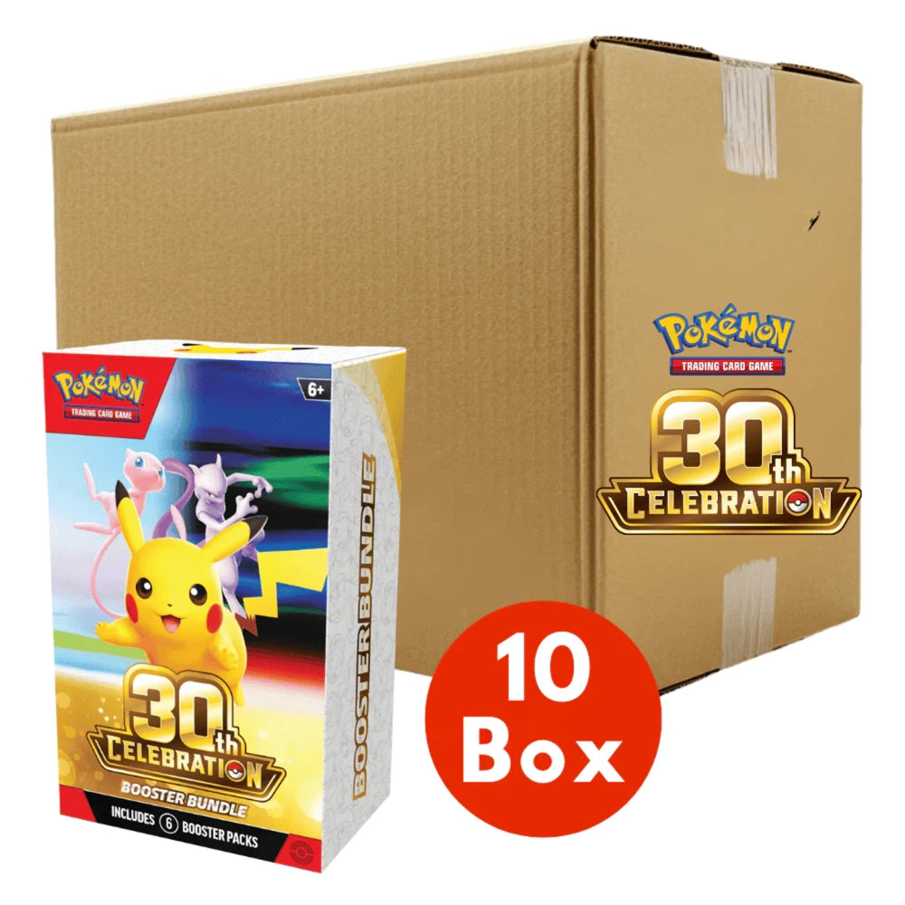 Pokémon TCG: 30 Aniversario Especial Pokémon Booster Bundle (Display 10 unidades) - PREVENTA
