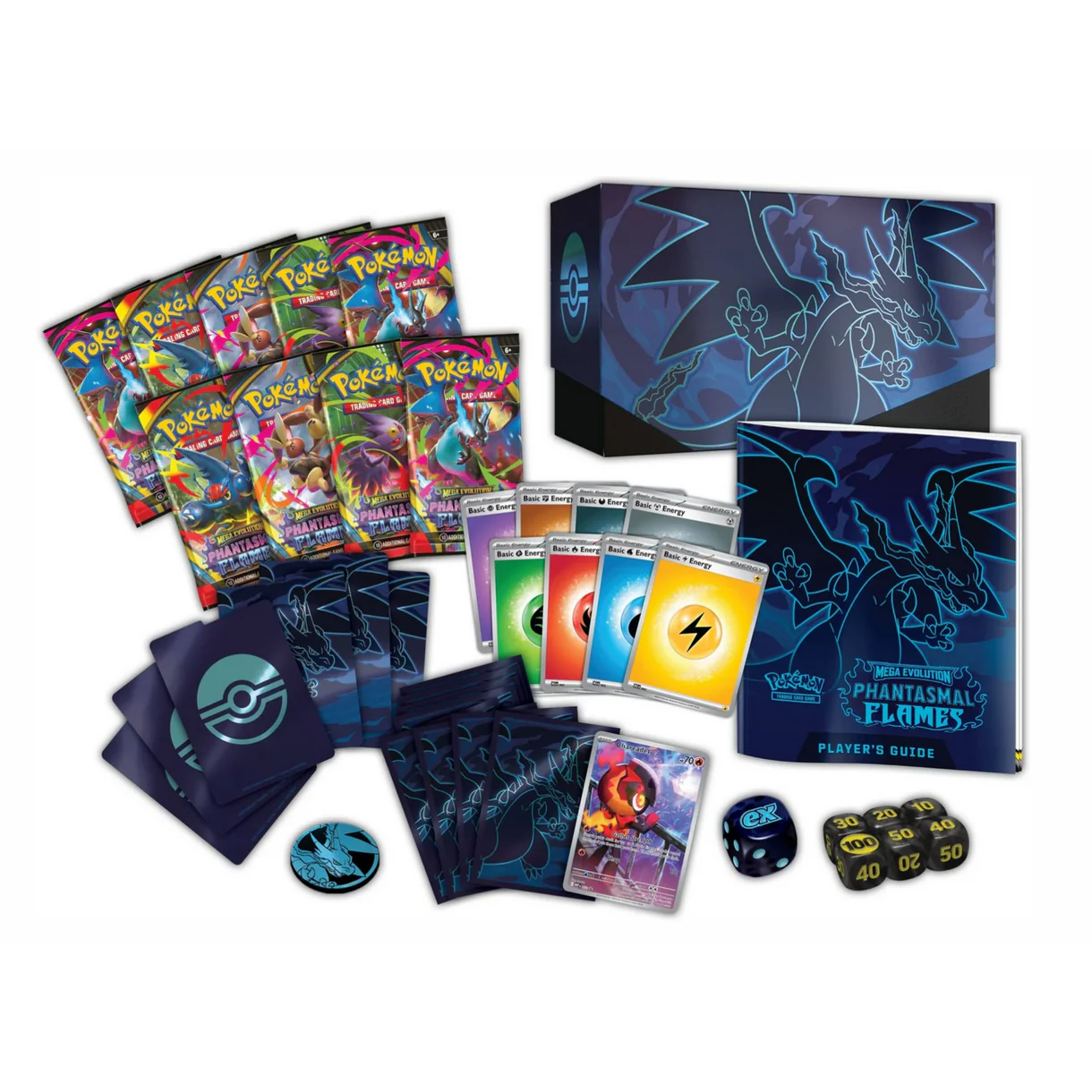 Pokémon TCG: Mega Evolution-Phantasmal Flames Elite Trainer Box - PREVENTA