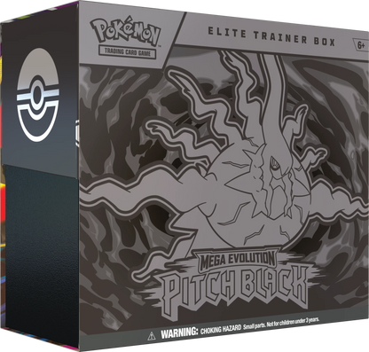 Pokémon TCG: Mega Evolution - Pitch Black Elite Trainer Box - PREVENTA