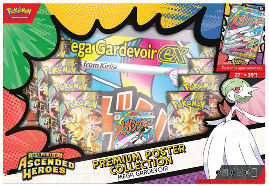 Mega Evolution Ascended Heroes - Premium Poster Collection (Mega Gardevoir) - PREVENTA