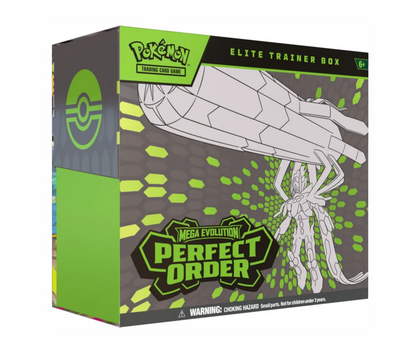 Pokémon TCG: Mega Evolution-Perfect Order Elite Trainer Box - PREVENTA