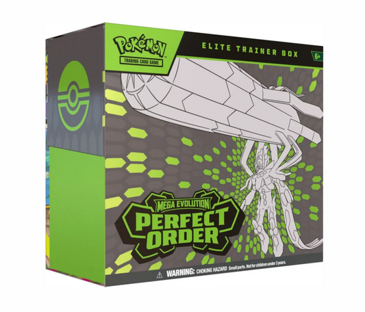 Pokémon TCG: Mega Evolution-Perfect Order Elite Trainer Box - PREVENTA