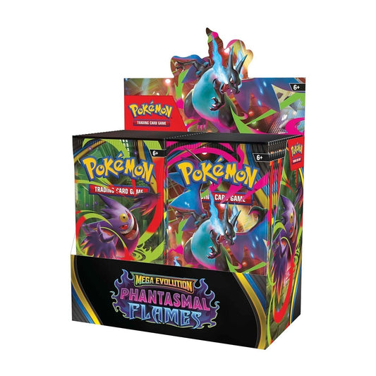 Pokémon TCG: Mega Evolution-Phantasmal Flames Booster Box - PREVENTA