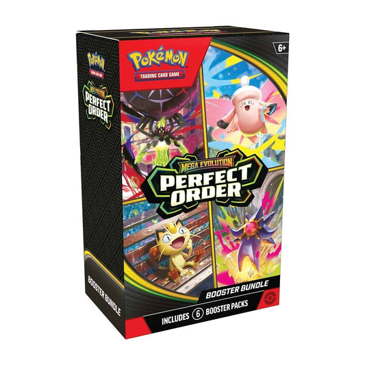 Pokémon TCG: Mega Evolution-Perfect Order Booster Bundle (6 Packs) - PREVENTA