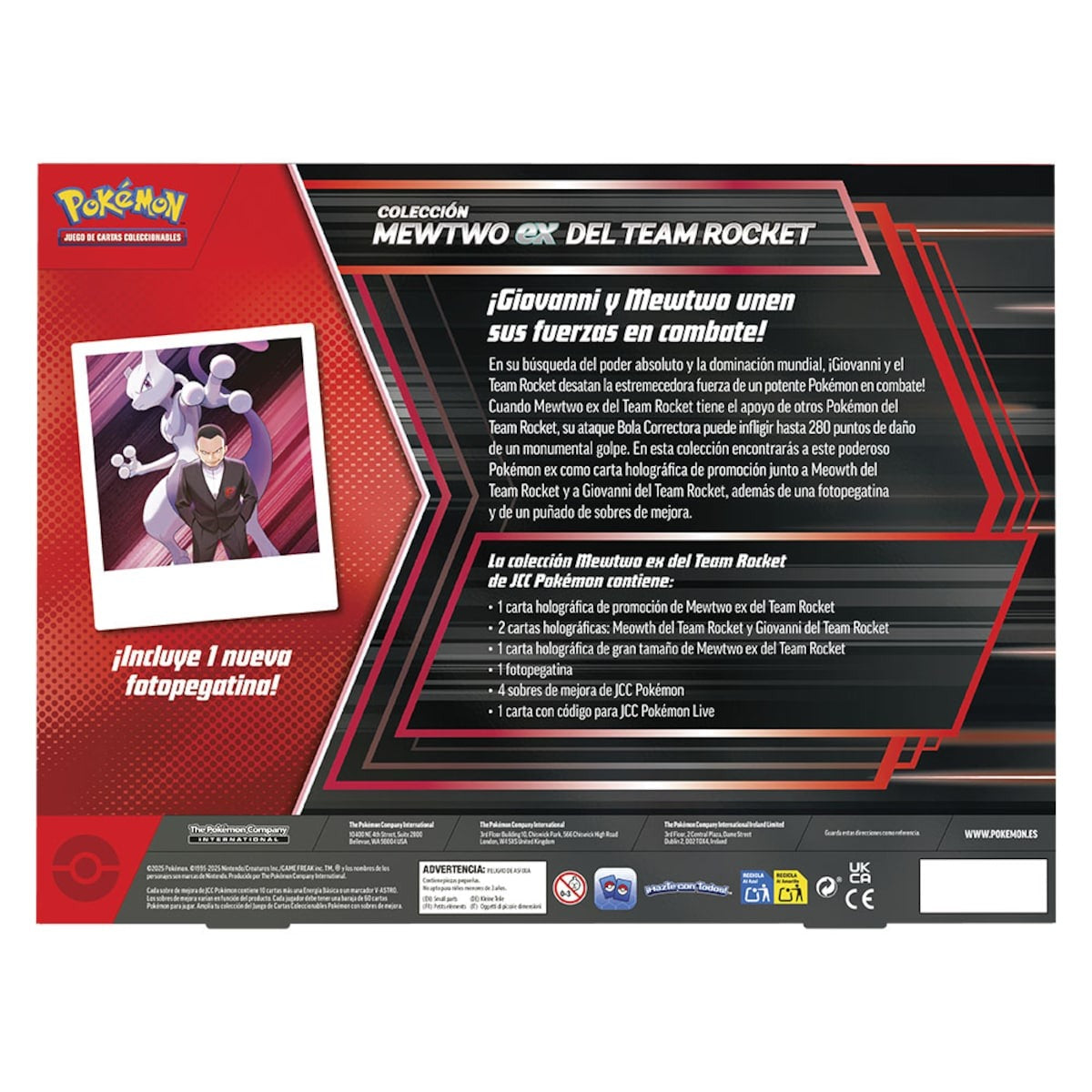 Scarlet & Violet - Team Rocket’s Mewtwo ex Box