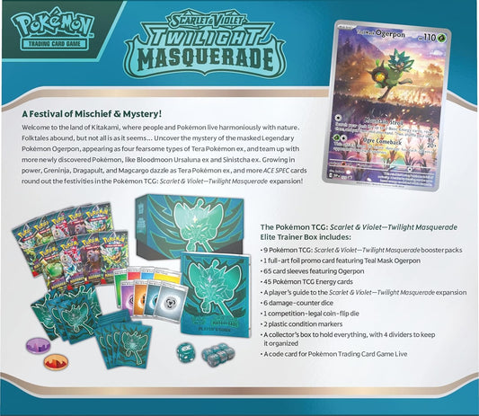 Scarlet & Violet-Twilight Masquerade Elite Trainer Box