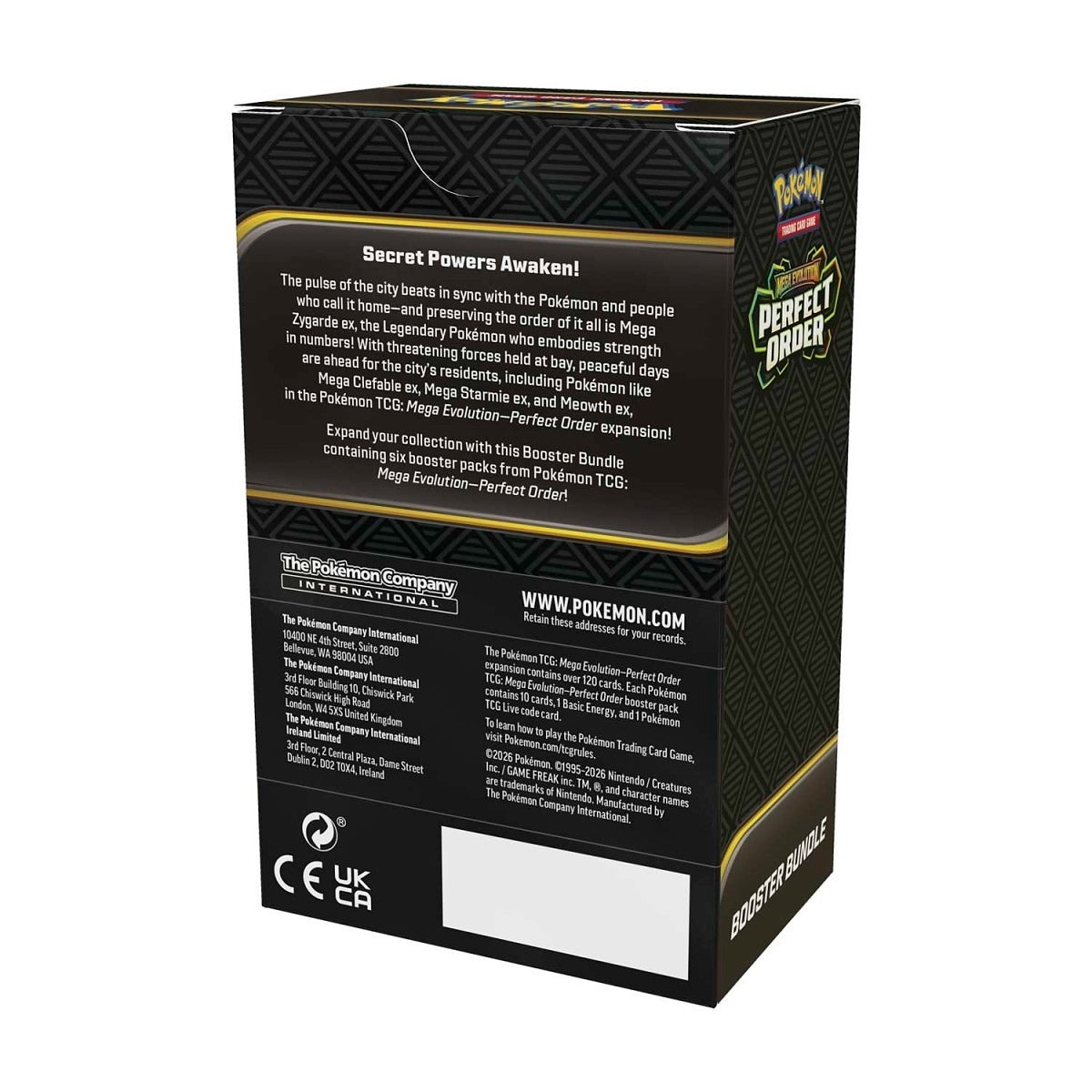 Pokémon TCG: Mega Evolution-Perfect Order Booster Bundle (6 Packs)