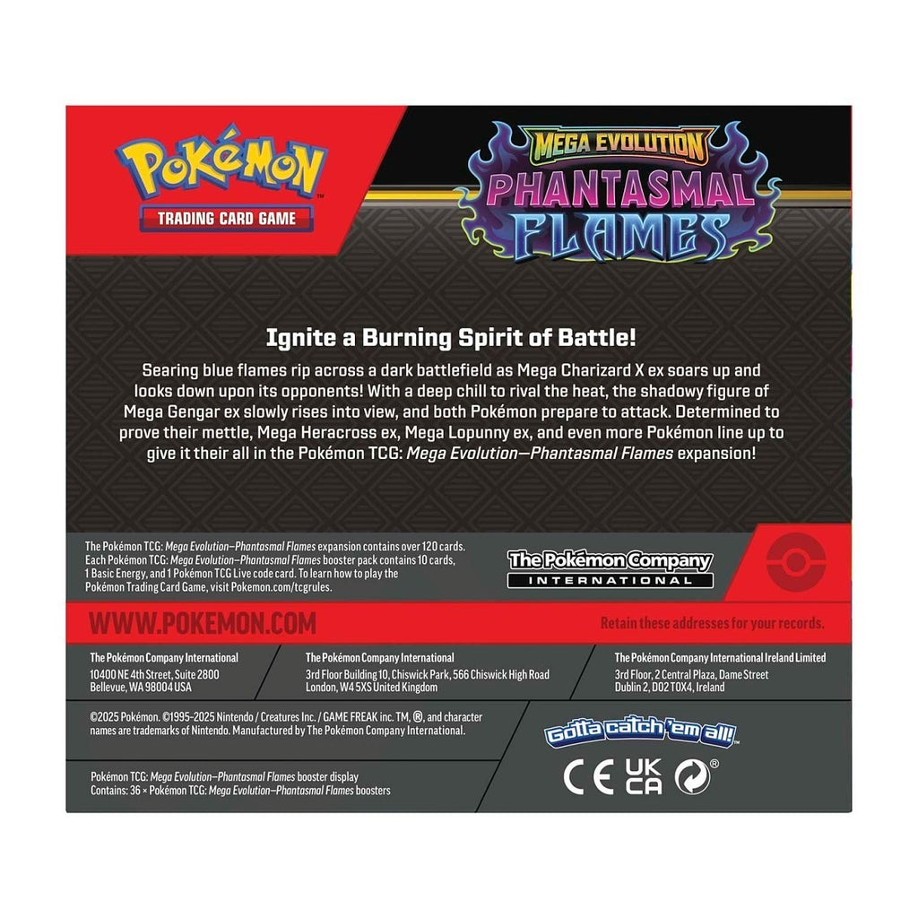 Pokémon TCG: Mega-Entwicklung-Phantasmal Flames Booster Box