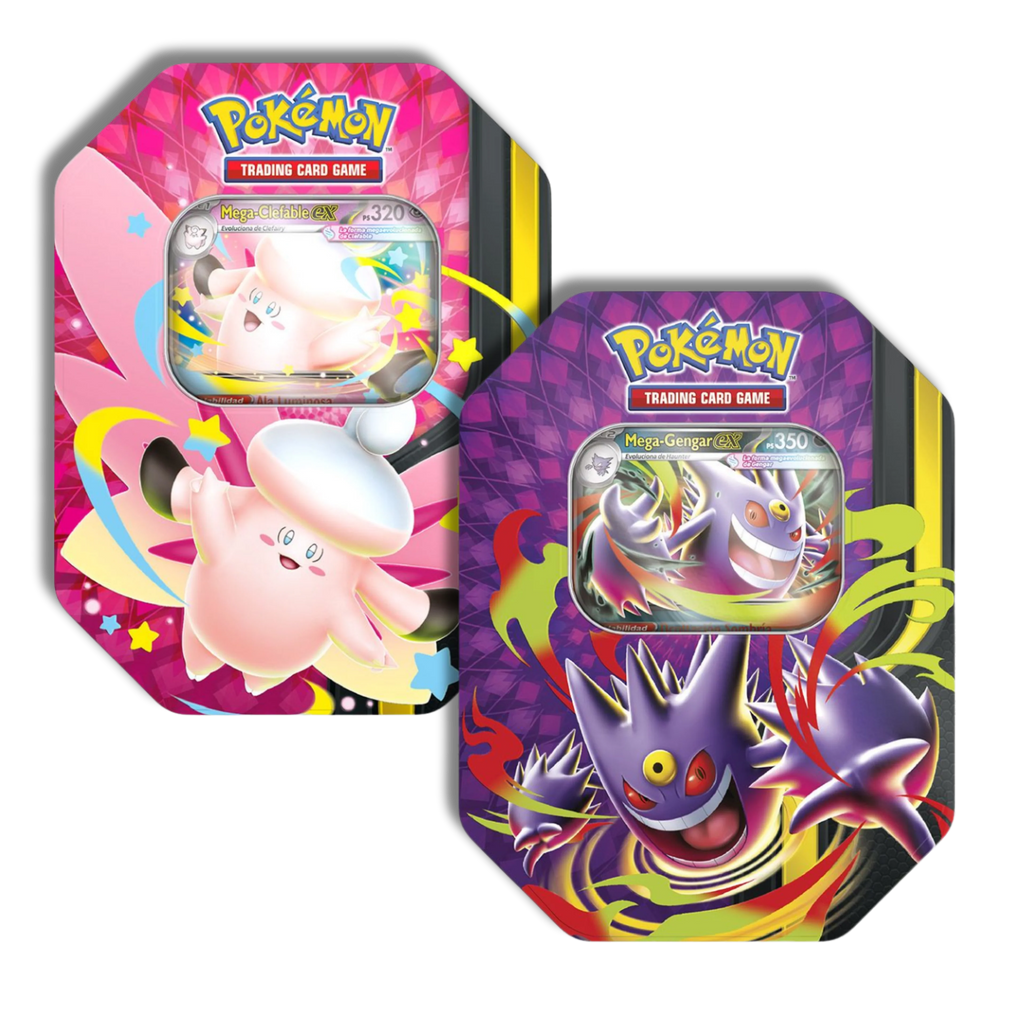 Pokémon TCG:  Latas  Summer '26 - Mega Gengar + Mega Clefable