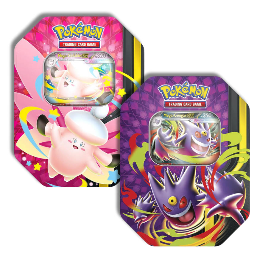 Pokémon TCG:  Latas  Summer '26 - Mega Gengar + Mega Clefable