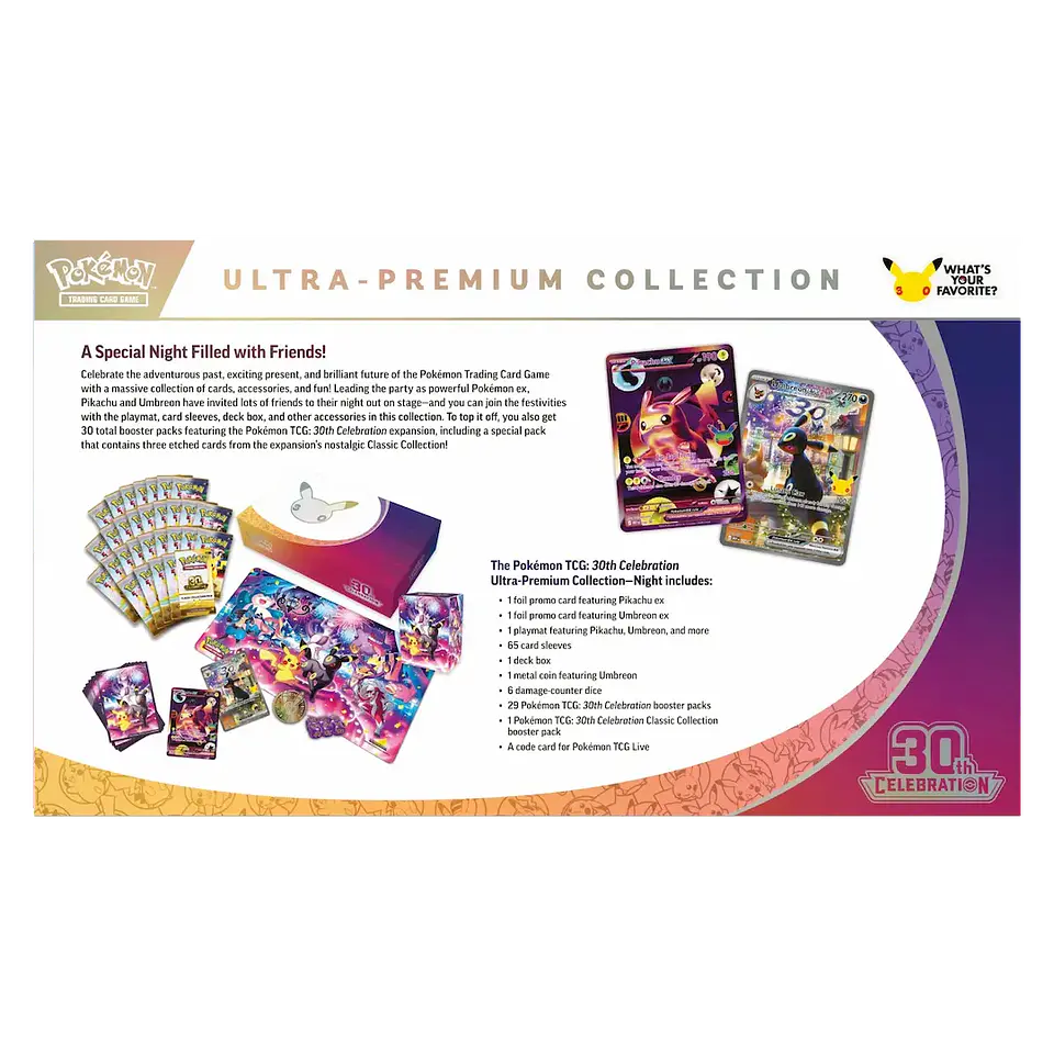 Pokémon TCG: Umbreon 30th Anniversary Special Ultra-Premium Collection - PRESALE