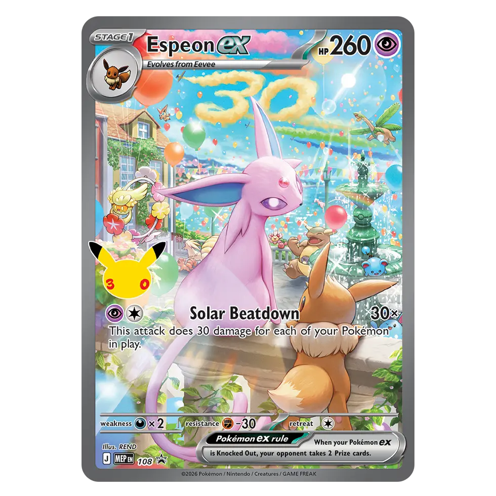 Pokémon TCG: Espeon 30 Aniversario Especial Ultra-Premium Collection- PREVENTA